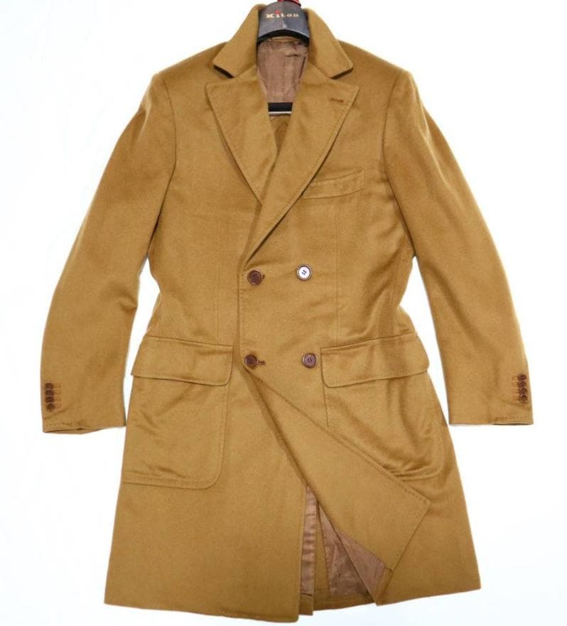 【極美品 / 一生物】Kiton カシミア100% アルスターコート46