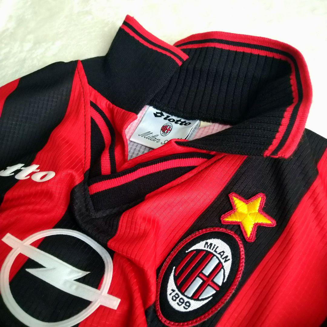 美品】ACミラン Lotto ユニフォーム 3番 マルディーニ opel - メルカリ