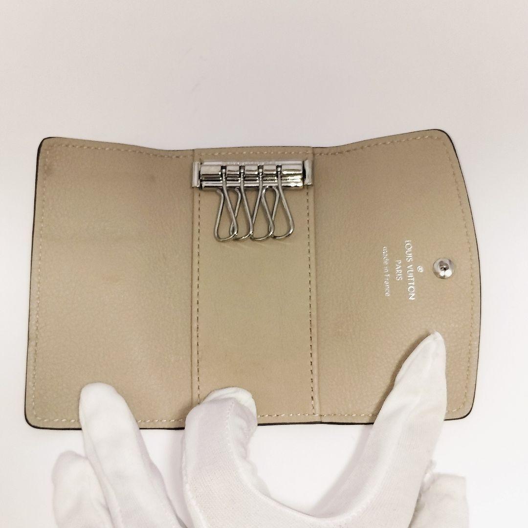 【希少美品】ルイヴィトン マヒナ ミュルティクレ4 キーケース ガレ