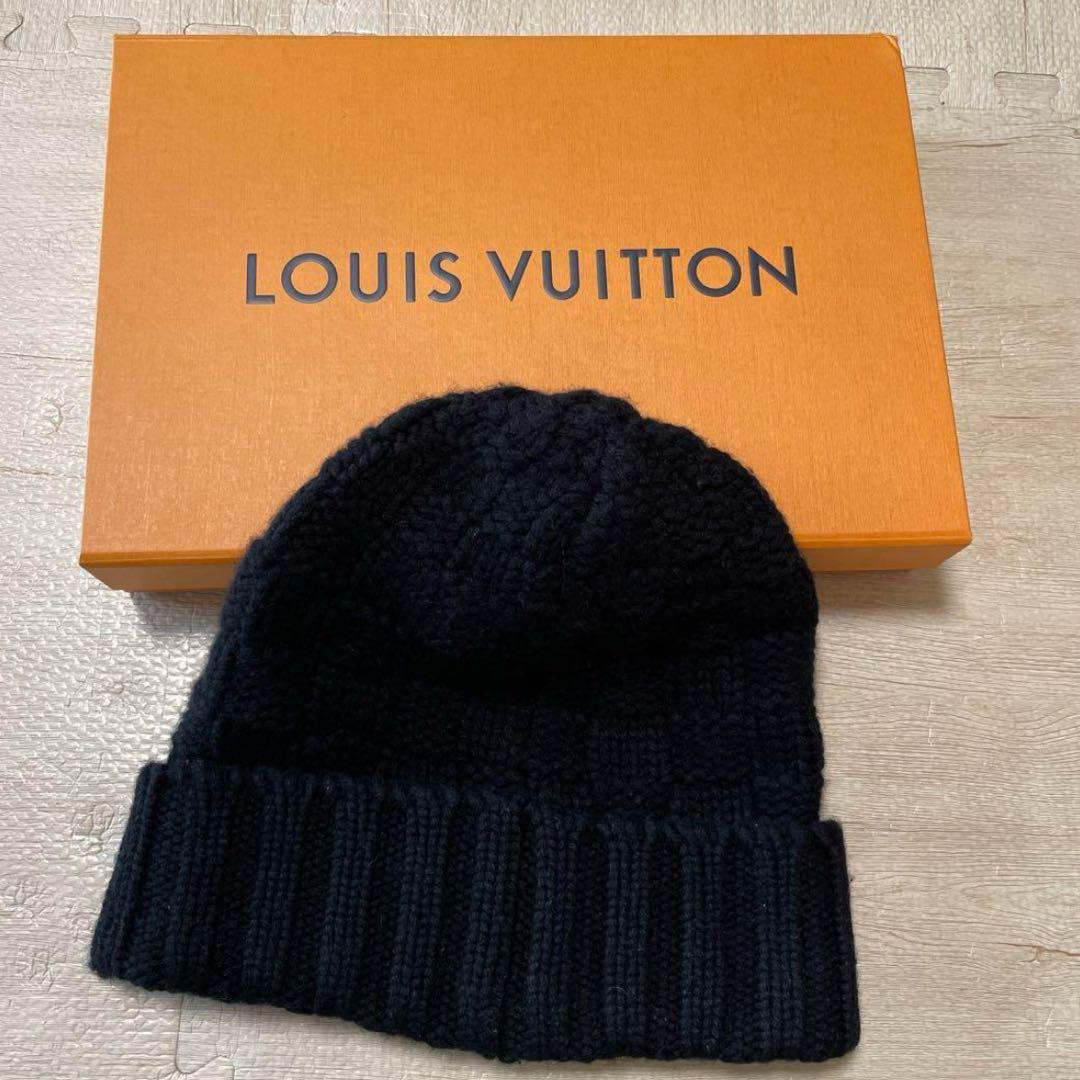 LOUIS VUITTON ブラックニット帽