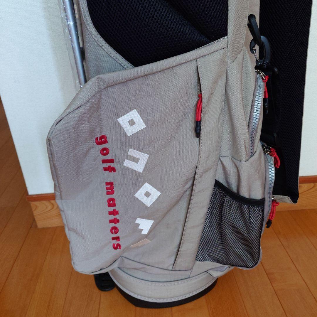 onoff キャディバッグ サンドベージュ/レッド 専用出品