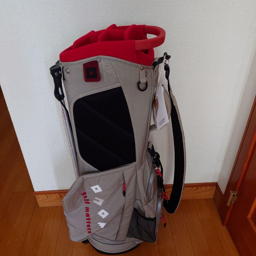 onoff キャディバッグ サンドベージュ/レッド 専用出品