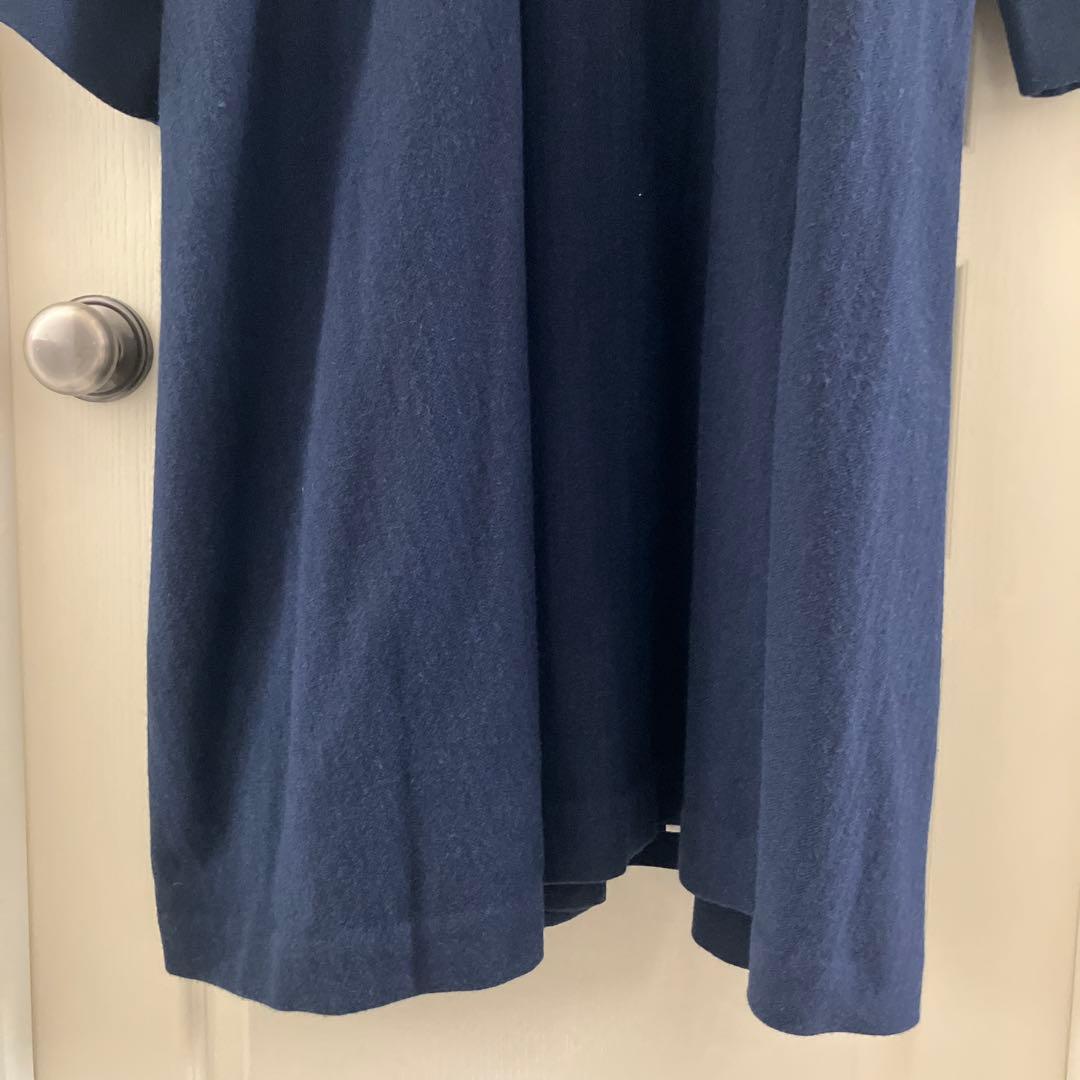 新春セール✨アデュートリステスロワズィールLOISIR✨紺ヘリンボンロングコート