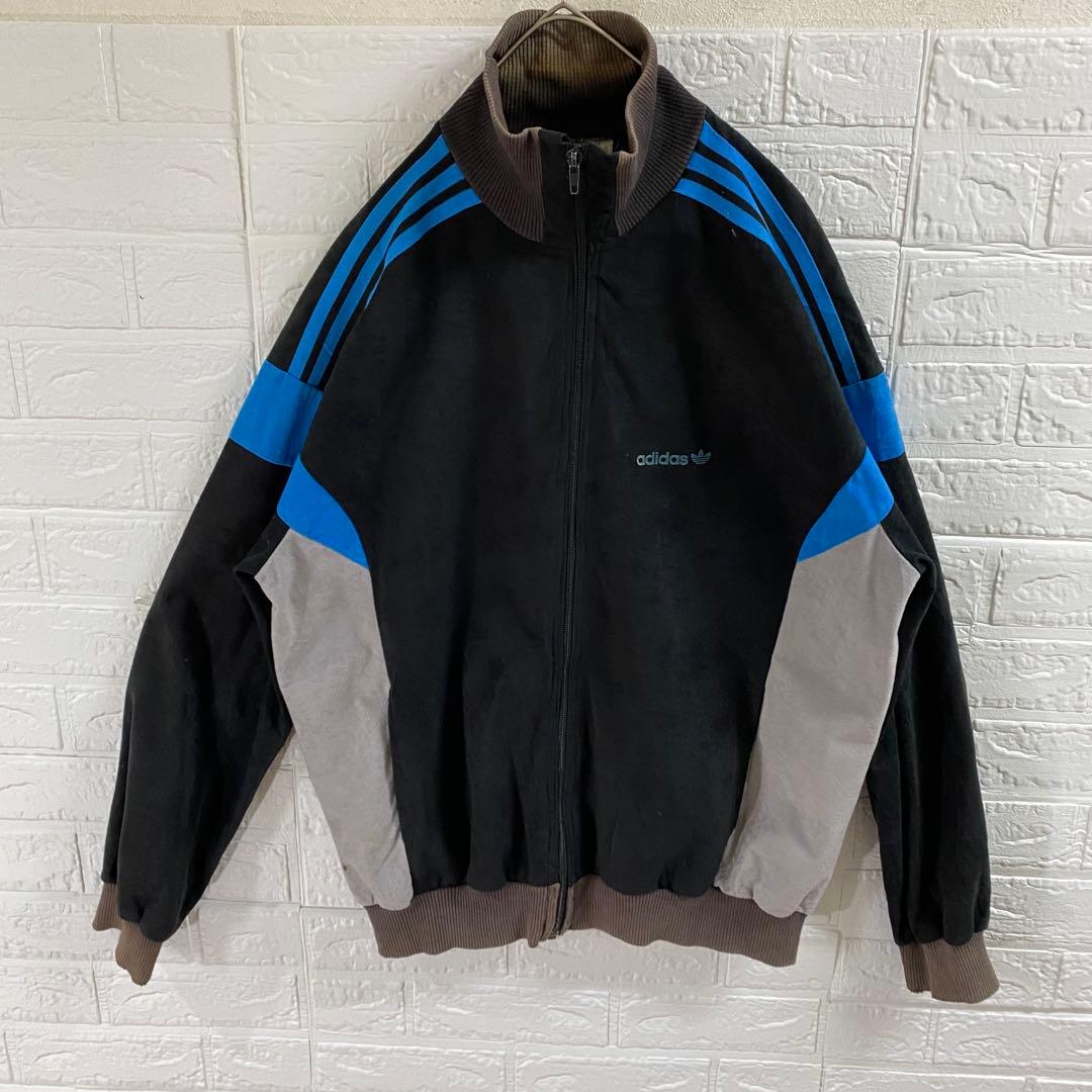 アディダス　70s-80s フランス製ビンテージ　ベロアトラックジャケット