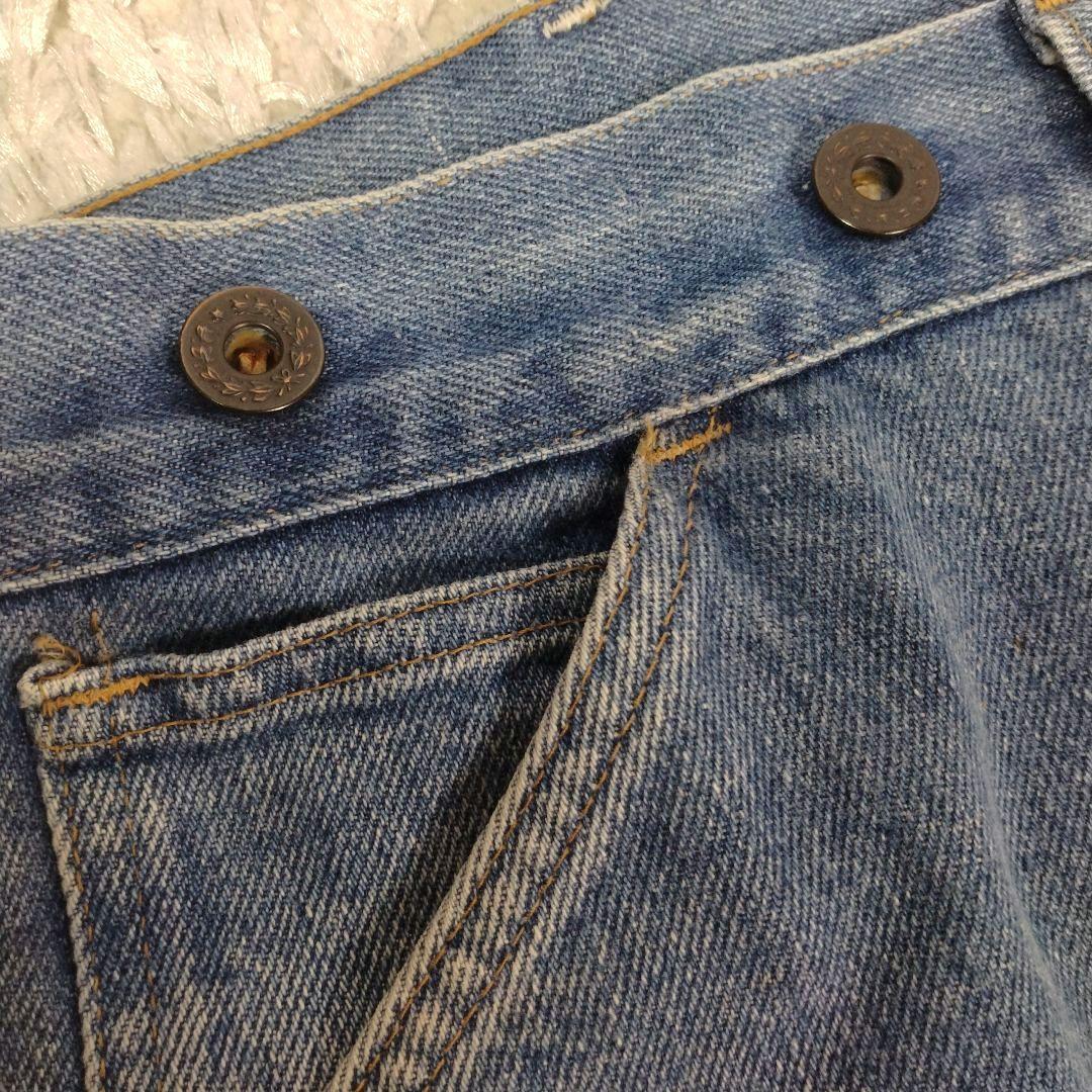 メンズ☆ビッグマック　ヴィンテージ80s　ワイド　ストレートデニムパンツ　XL