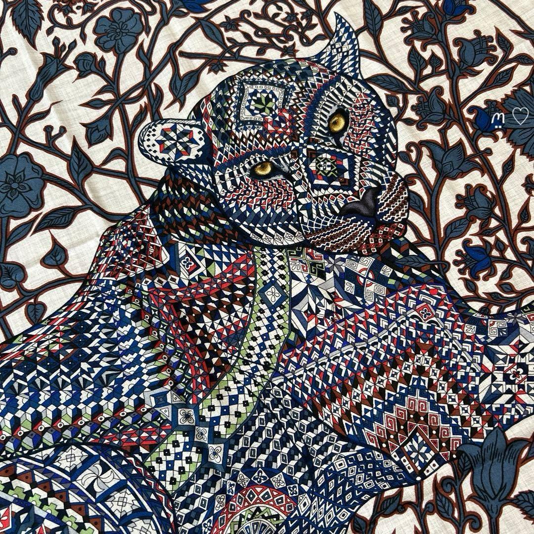 新品　HERMES　エルメス　カレ140　ジェアン　ジャガーとハチドリ　カシシル