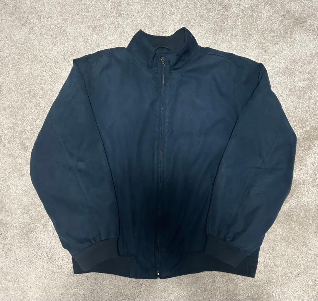 さ*つ様 エルエルビーン スイングトップ スエード ネイビー 裏地