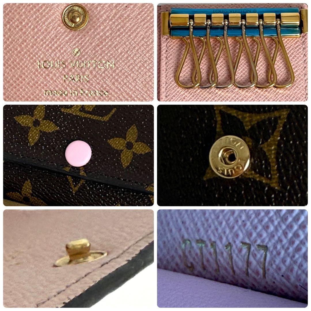 ルイヴィトン ６連 キーケース モノグラム ミュルティクレ６ ブラウン ビトン