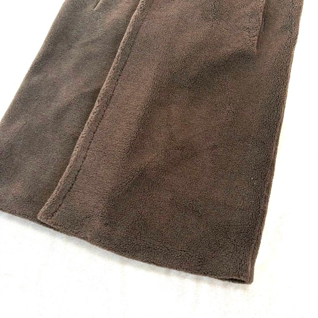 【新品未使用】LOUNIE ルーニー　ボア　ロング　ジレ　ベスト　テディベア　茶