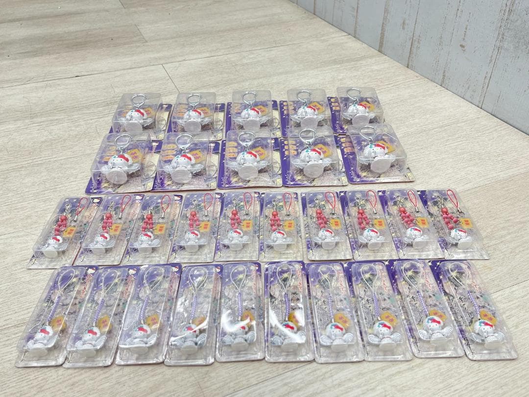 希少 当時物 ハローキティ 小林幸子 コラボ キーホルダー他 3種×10 04