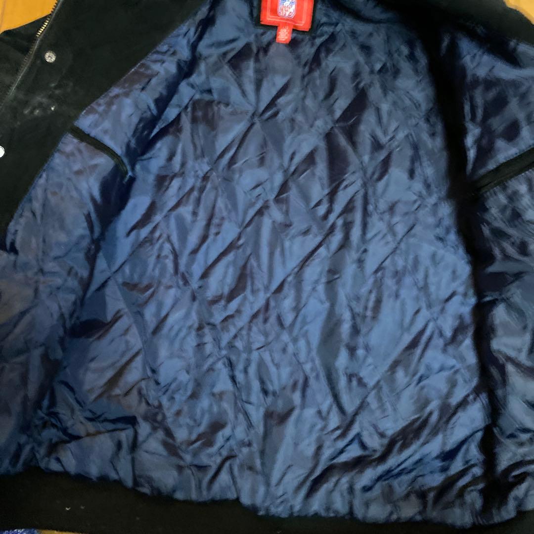 NFL　Chicago Bears　スウェードレザースタジャンL シカゴベアーズ