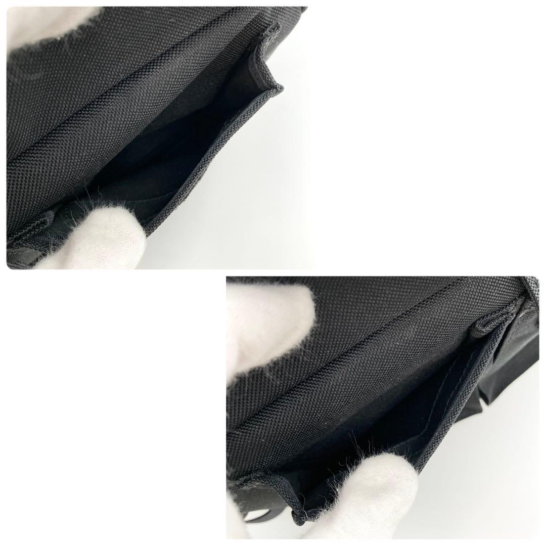 白ひげ✨PORTER 吉田カバン スモーキー ボディバッグ 黒 ポケット