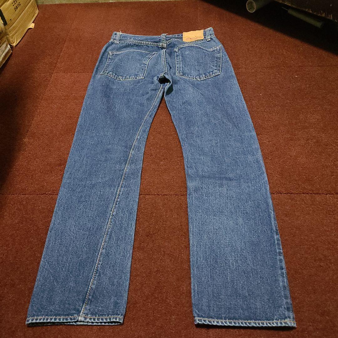 美落ちリゾルト710w30紙パッチボタンフライチェーンステッチ - メルカリ