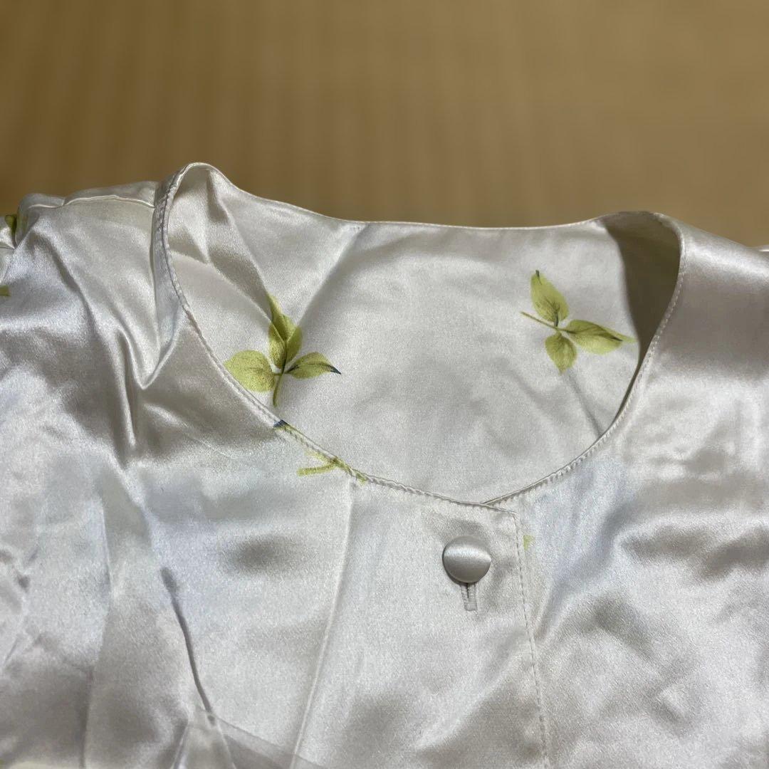 メ*ロ様 ワコール　絹　シルク　花柄　バラ　パジャマ