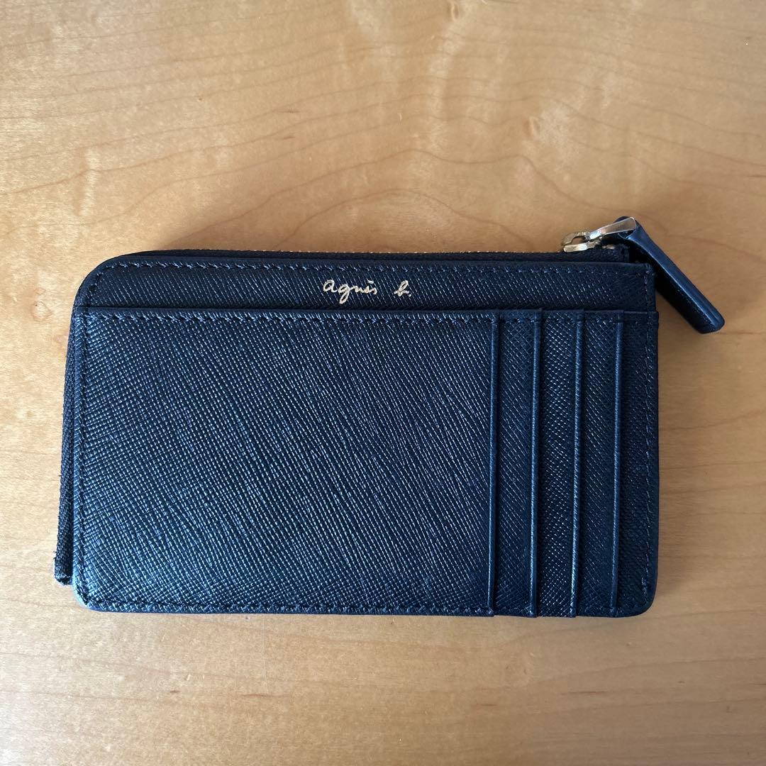 フラグメントケース MW09M-04 本革 レディース ブラック