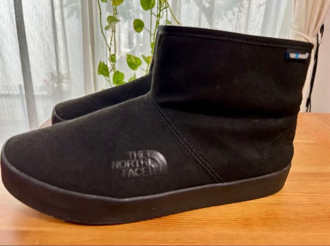 使用浅美品ノースフェイス ウィンターキャンプブーツNF51995ブラック25cm