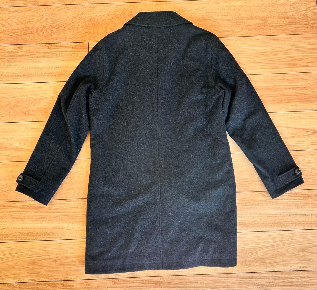 【美品】mont-bell ウールビジネスコート／キルティング裏地・高保温仕様