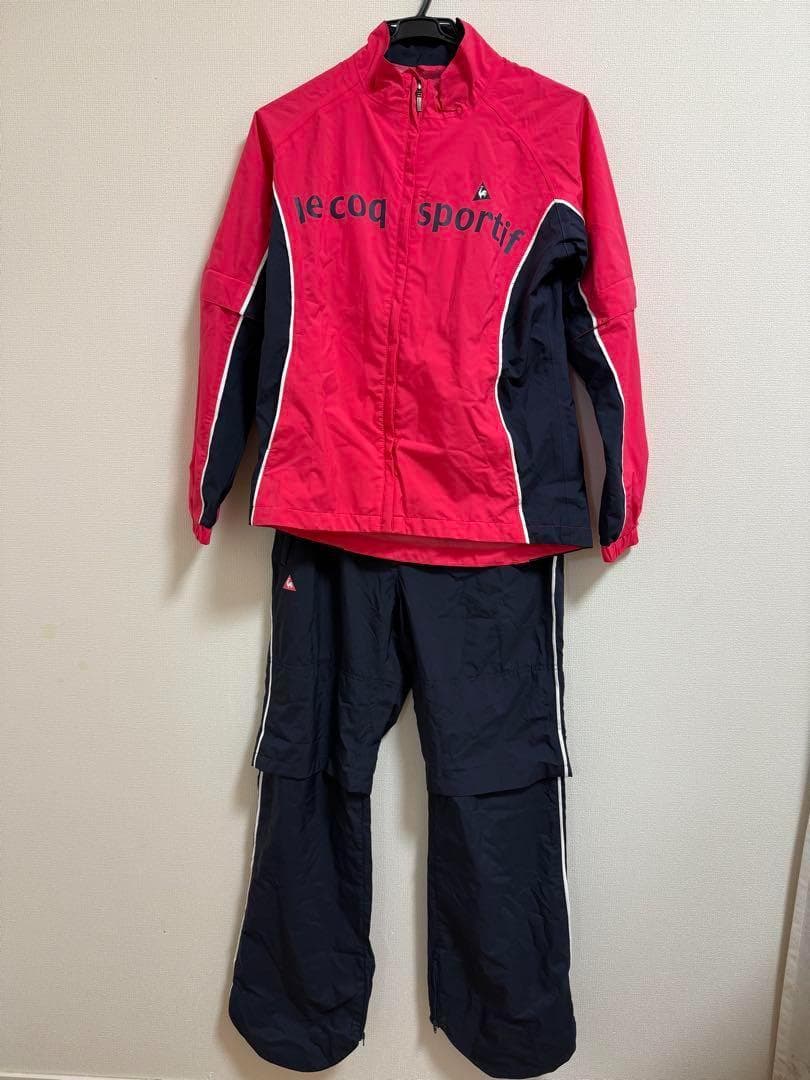 ゴルフウエア　レディース　上下セット　防水　ルコックスポルティフ