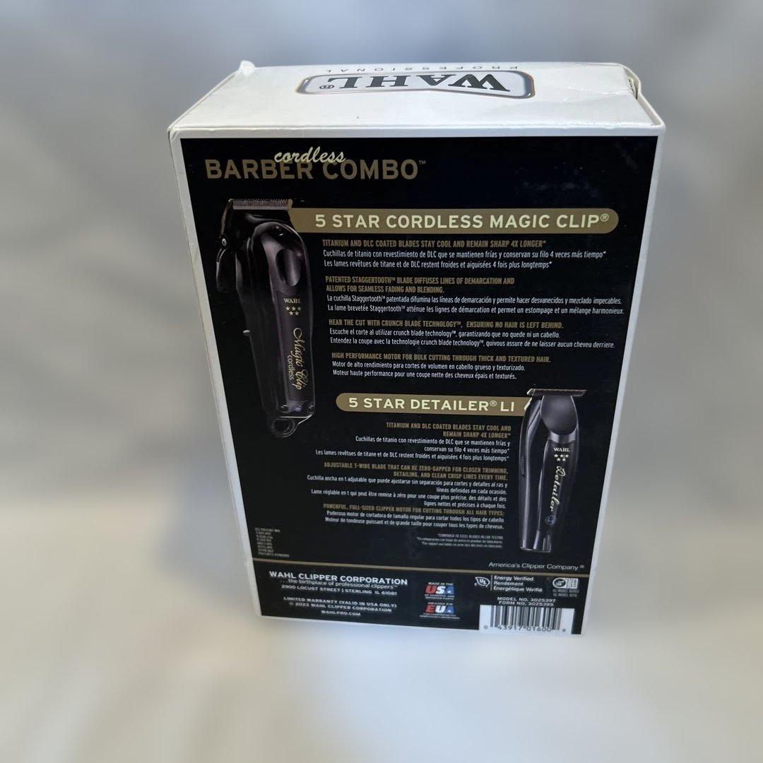 未使用品WAHL コードレス バーバーコンボ セット