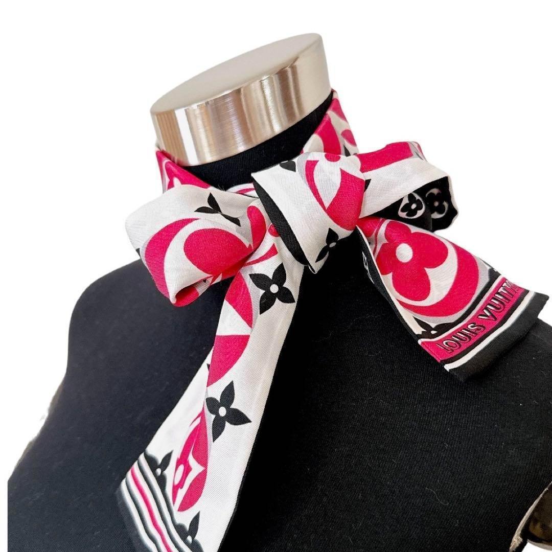 ルイヴィトン モノグラム マーブルズ シルク バンドー スカーフ タグ