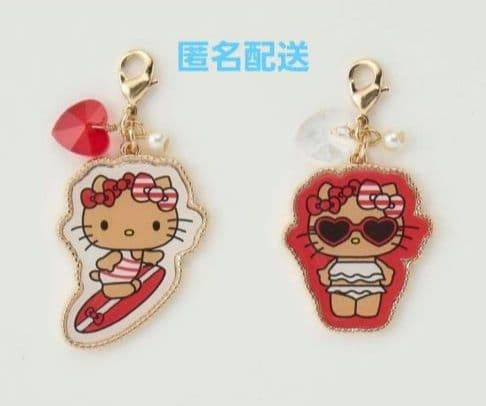 日焼けキティ ファスナーチャーム ハローキティ チャーム - メルカリ