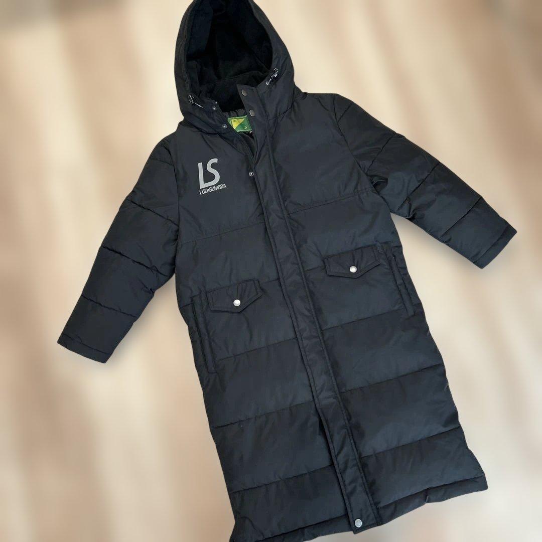 ⭐︎美品 ルースイソンブラ ベンチコート ダウンコート 150-160 ブラック黒