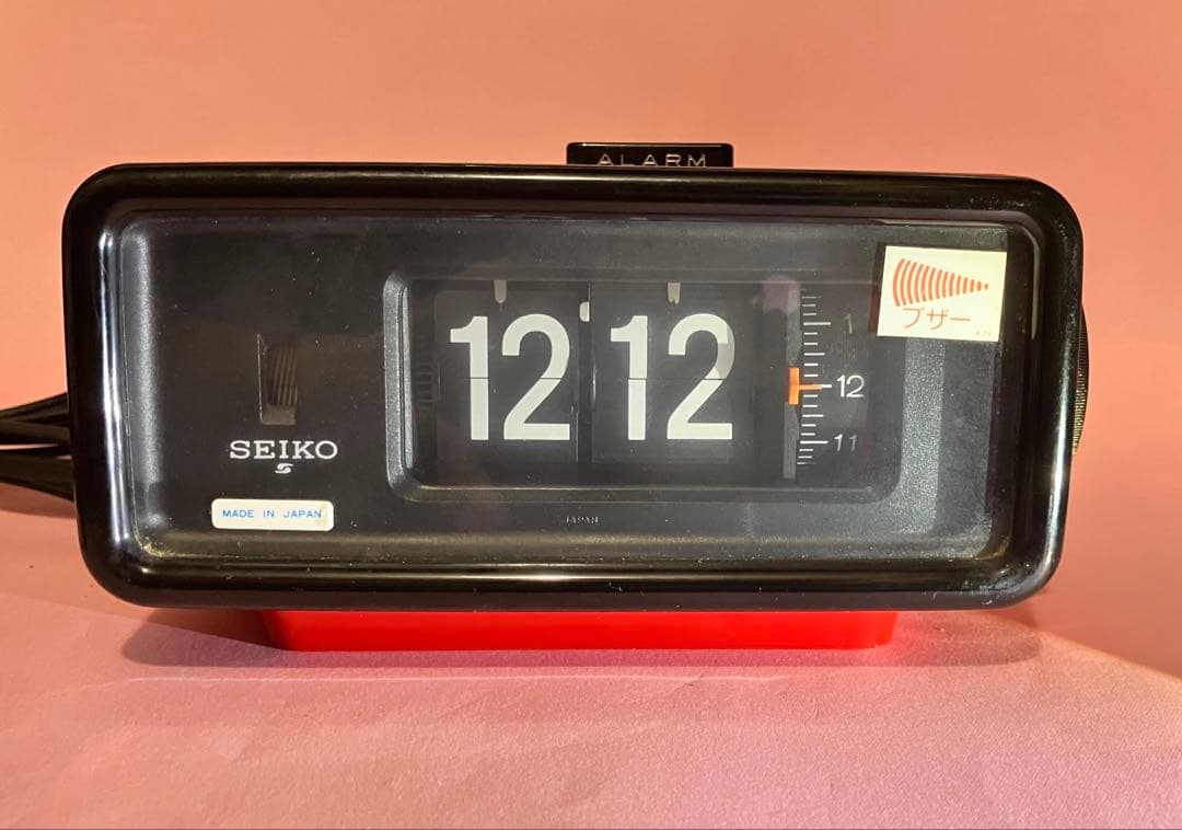 再度大幅値下昭和レトロ1979年SEIKOパタパタ時計 昭和レトロ　ビンテージ