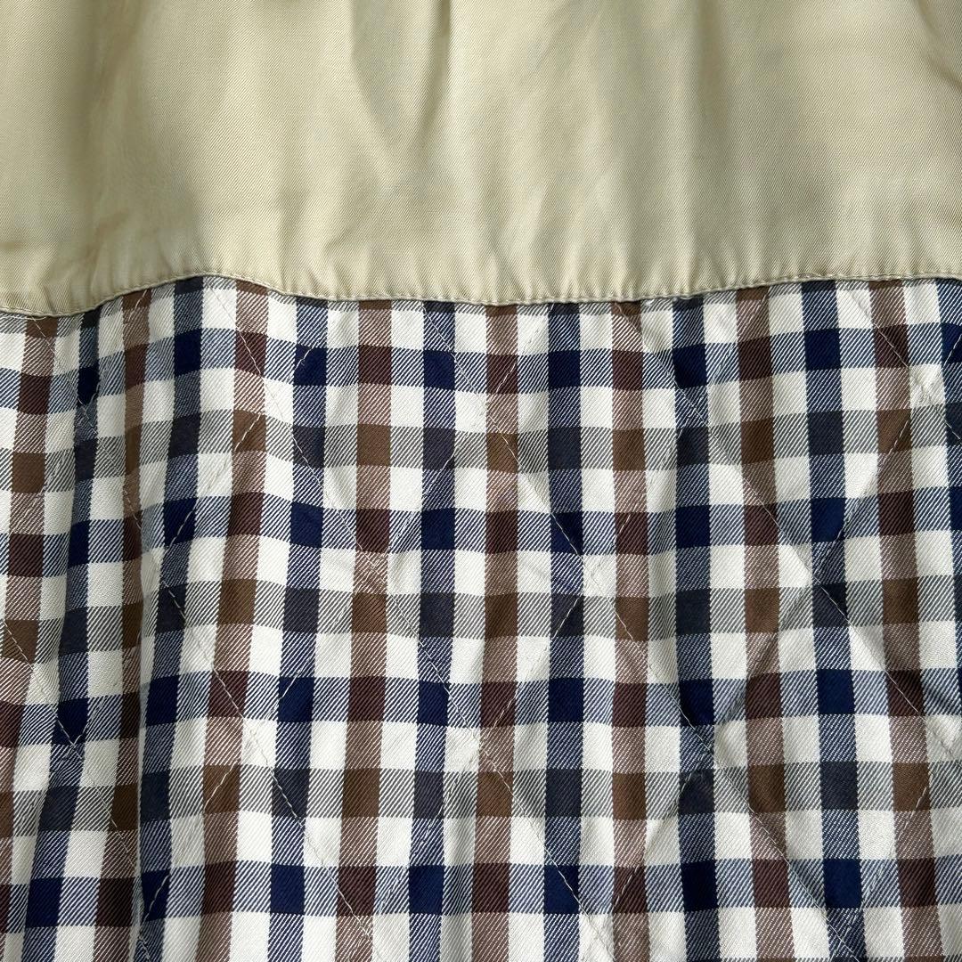 美品 LL 大きいサイズ アクアスキュータム ダウンライナー ステンカラーコート