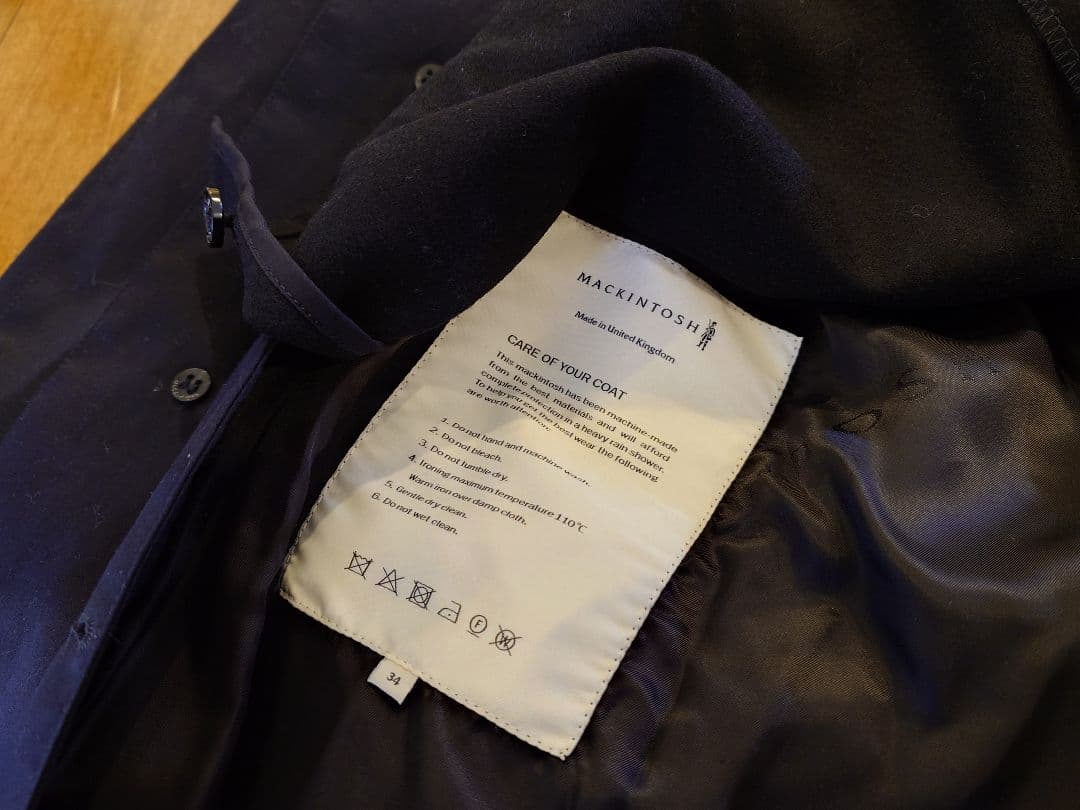 一時値下げ】MACKINTOSH ダンケルド 34 着脱ウールライナー付 - メルカリ
