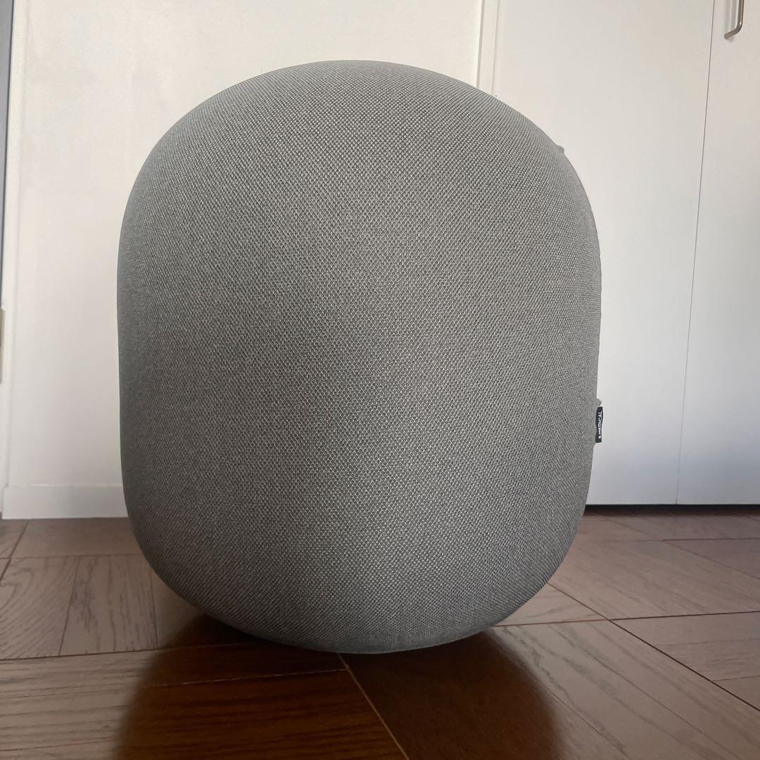 MALLOW Knit バランスボール グレー 45cm オーバル型