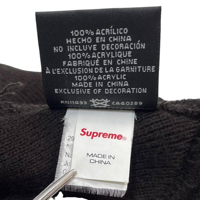 3154_1 Supreme 22 ニューエラ Sロゴ ビーニー ブラック