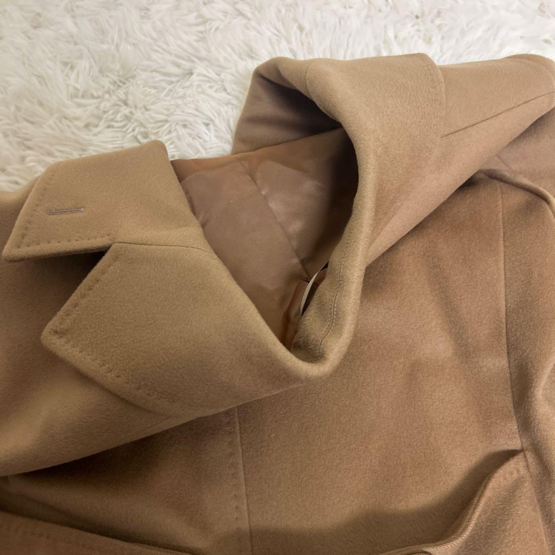 【美品】カシミヤ混　ロロピアーナ × 麻布テーラー チェスターコート キャメル