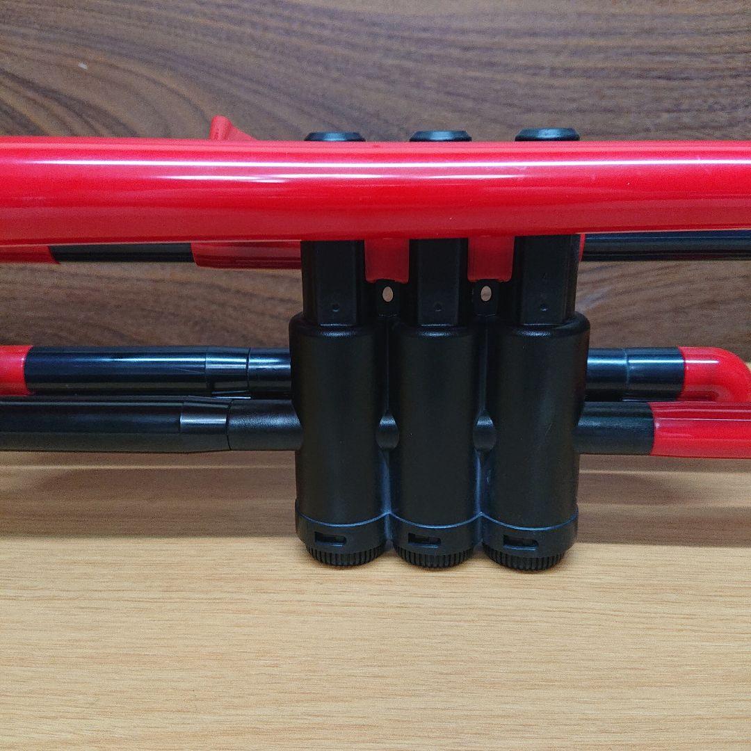 pTrumpet プラスチックトランペット ピートランペット 楽器 レッド 赤