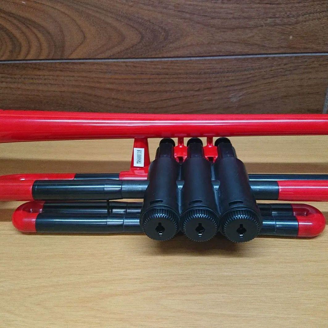 pTrumpet プラスチックトランペット ピートランペット 楽器 レッド 赤