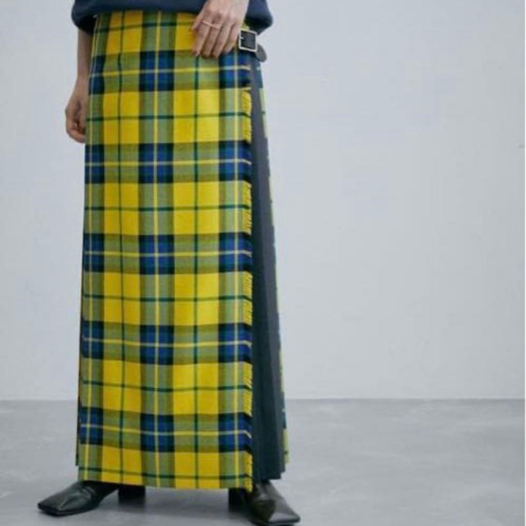 【値下げ】O'NEIL OF DUBLINマキシキルトスカート アダムエロペ別注