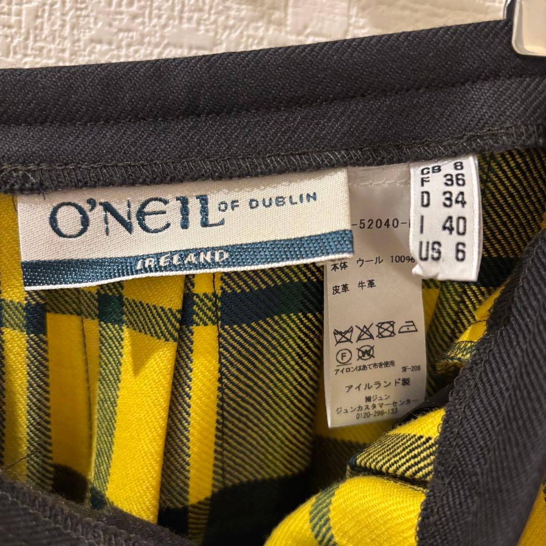 【値下げ】O'NEIL OF DUBLINマキシキルトスカート アダムエロペ別注