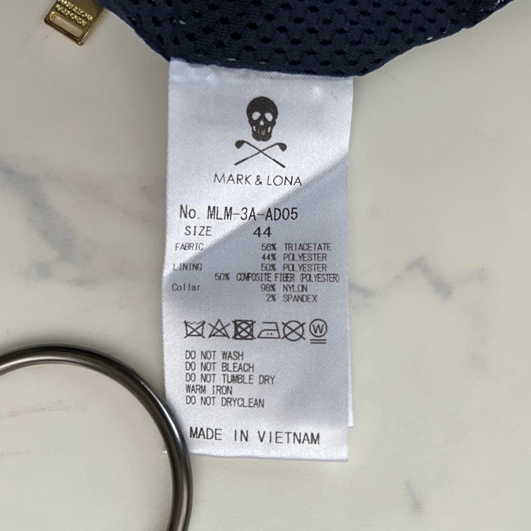 マークアンドロナ 2023年モデル ダブルジップ ベスト 刺繍 ゴールド金具