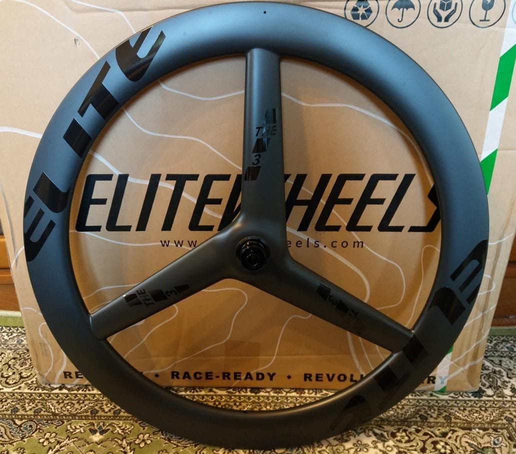 美品】ELITEWHEELS 3スポークホイール フロント
