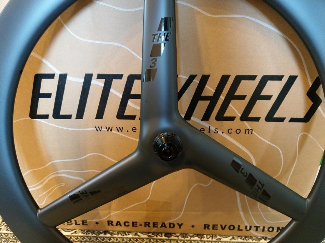 美品】ELITEWHEELS 3スポークホイール フロント