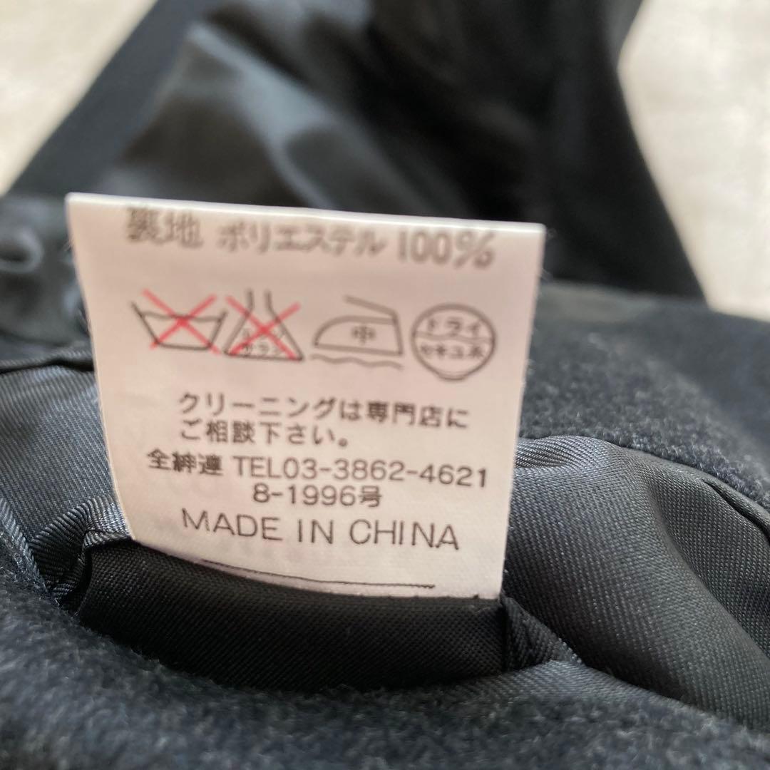 上質 美品 OX RAM カシミヤ100 コート ステンカラー 比翼 ビジネス