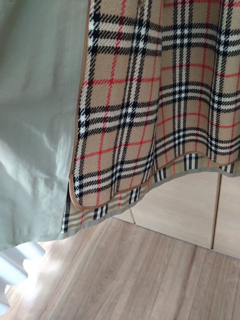 Burberry's/バーバリー メンズ ステンカラーコート カーキ ライナー付