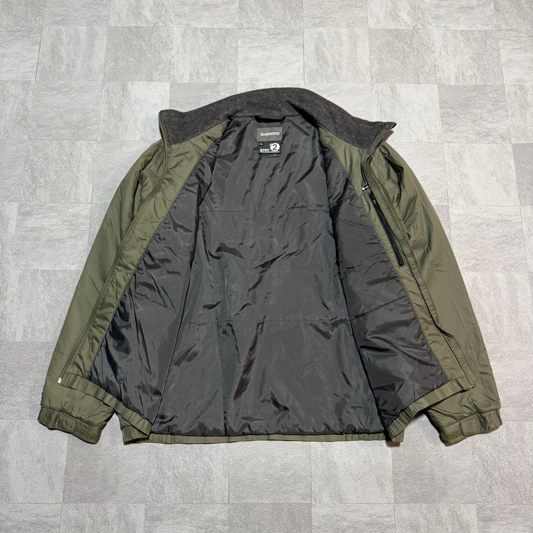 SHIMANO STRV+2 シマノ 中綿 フィッシングジャケット LL カーキ