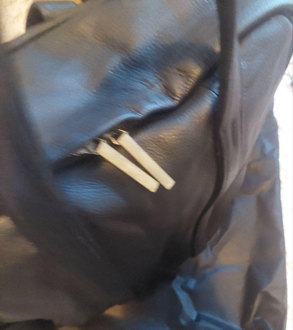 m.u.lミニマルバックパックレザー黒リュック・バックパック