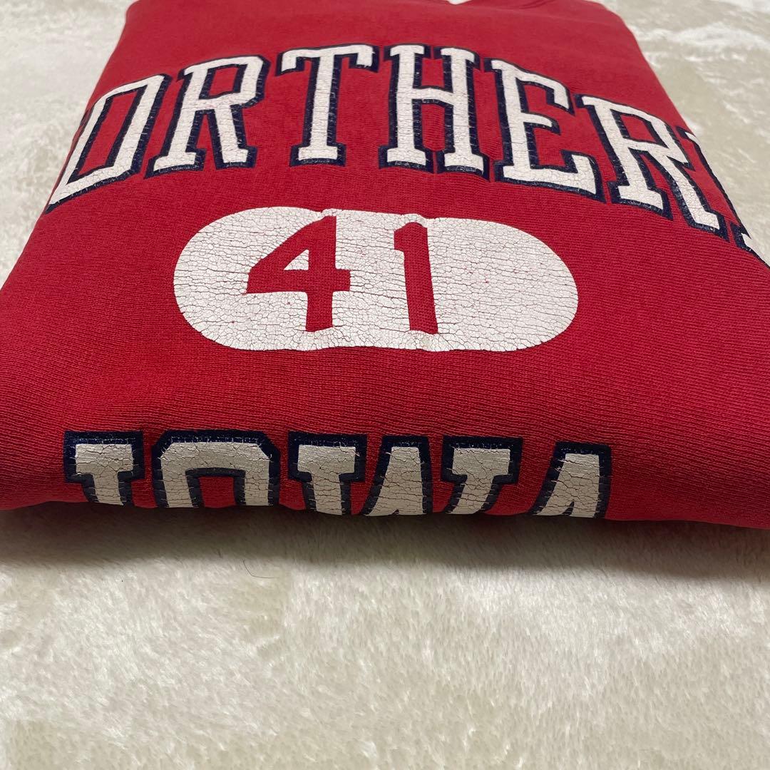 90s USA製 IOWA ナンバーカプセル リバースウィーブ アイオワ