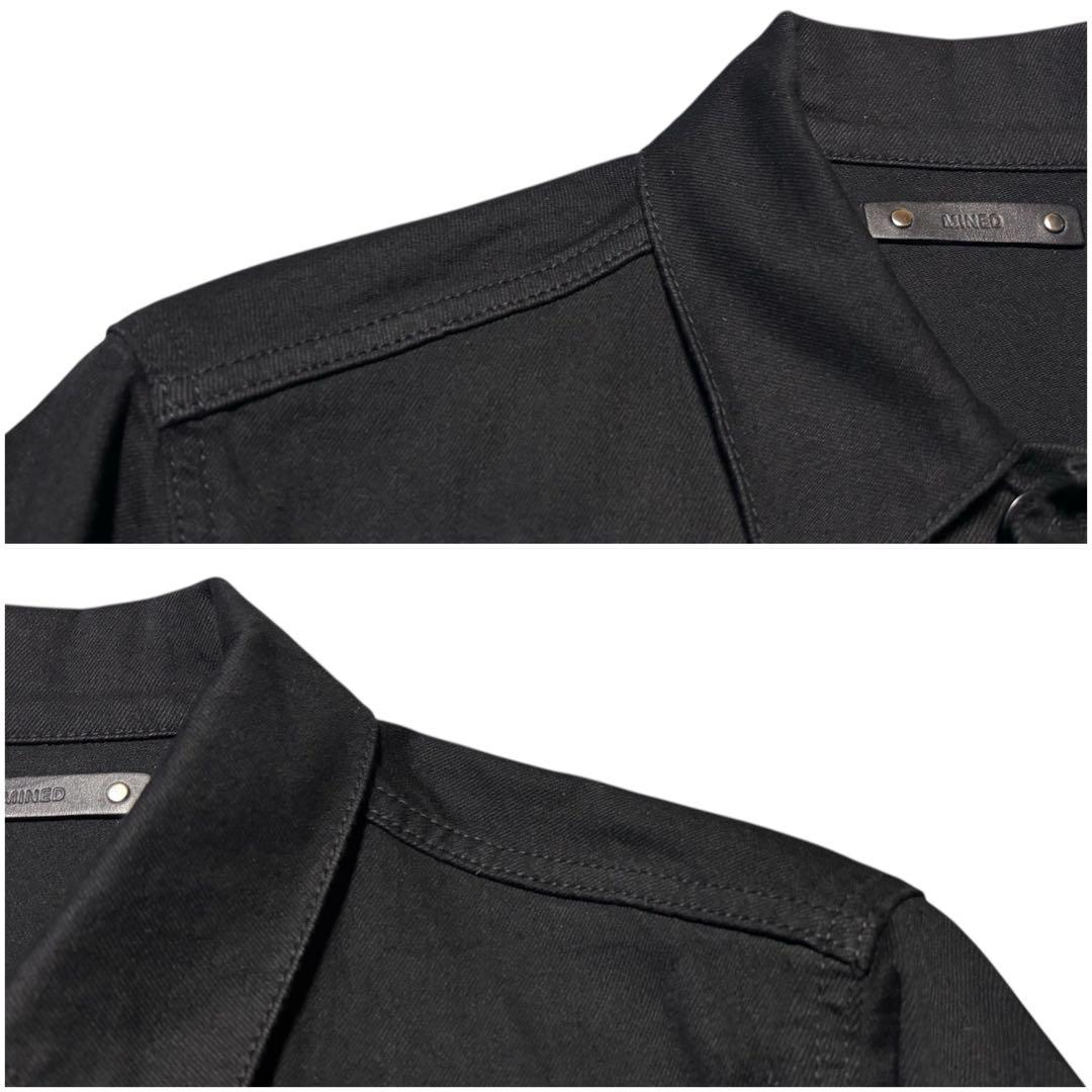 【サイズ１】MINEDENIM デニムジャケット OWS ブラック キムタク着