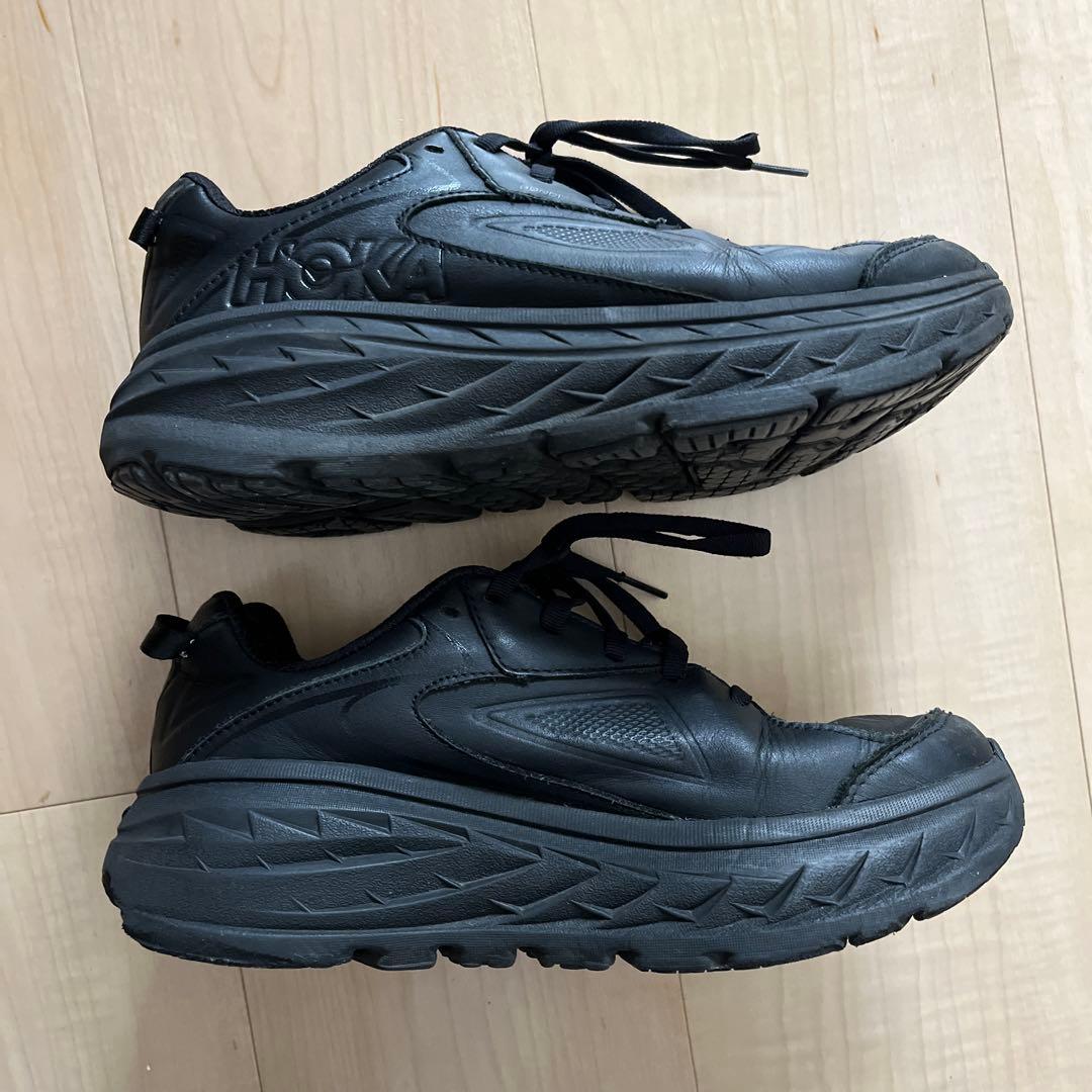 希少　HOKA ブラック ランニングシューズ