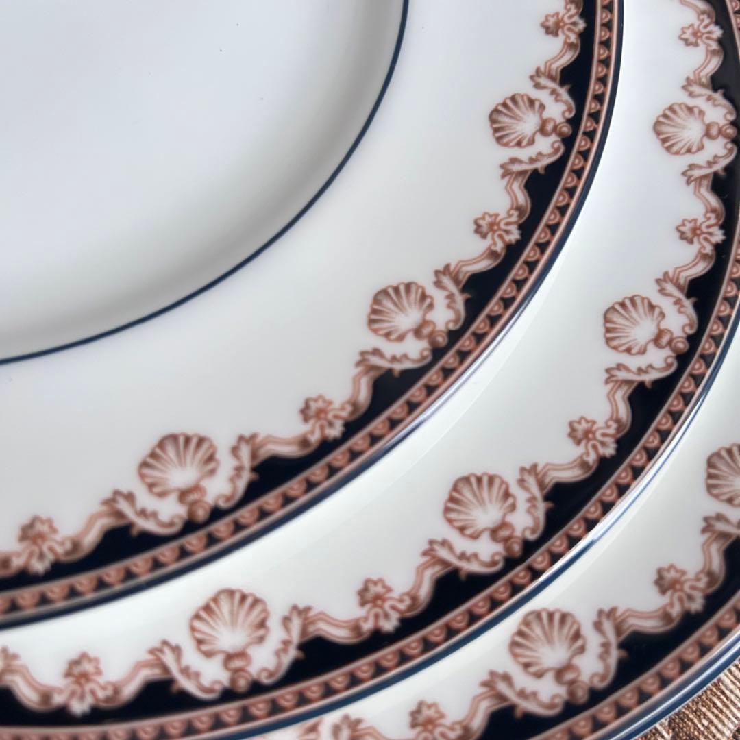 英国製 黒壺 【MEDICI】デザートプレート 5枚