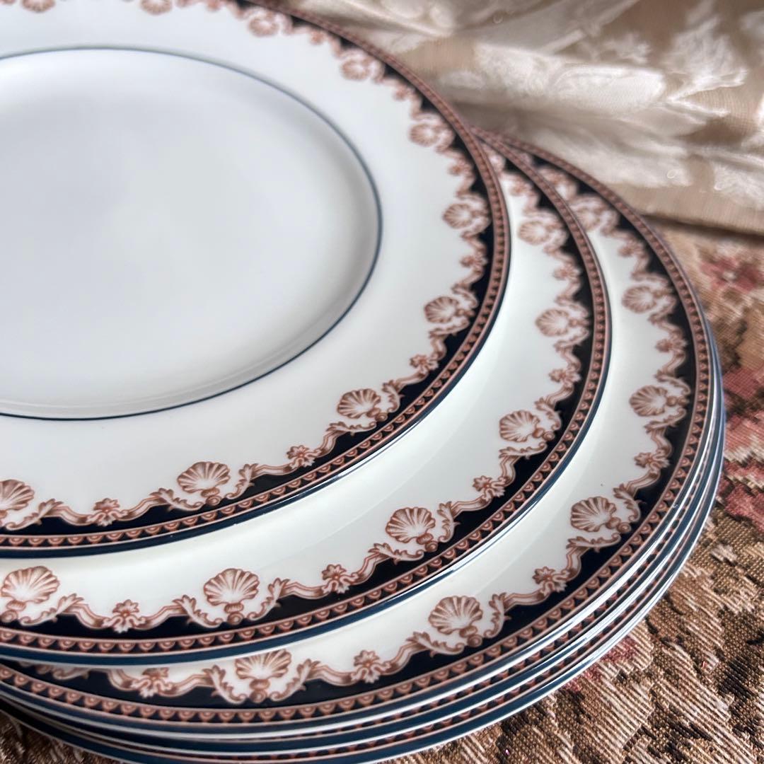 英国製 黒壺 【MEDICI】デザートプレート 5枚