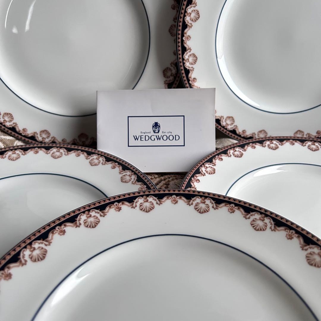 英国製 黒壺 【MEDICI】デザートプレート 5枚