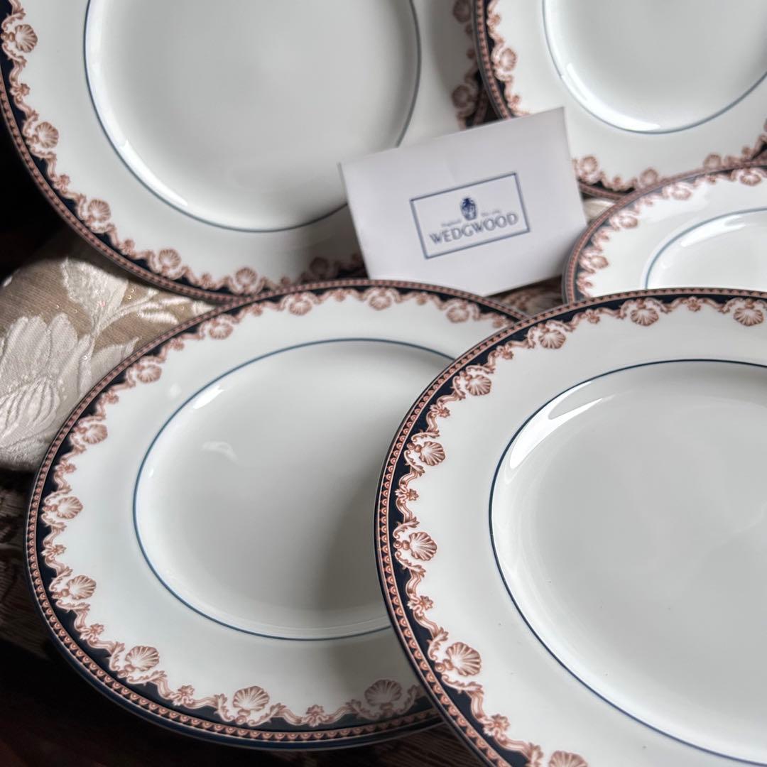 英国製 黒壺 【MEDICI】デザートプレート 5枚